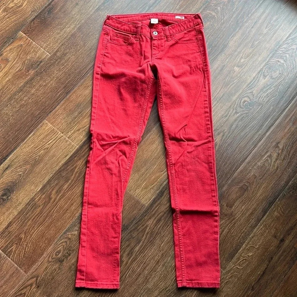 Red Jeans | Arizona Jean Co | Skinny Jeans | Red - Picture 2 of 9
